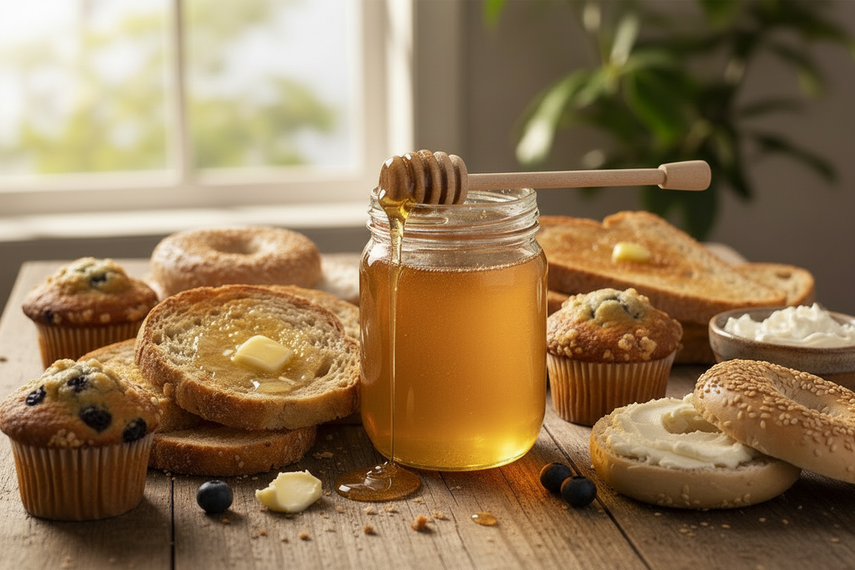 make the honey a shade darker